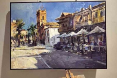 Obra guanyadora del II Concurs de Pintura Ràpida d’Albuixech, de  l’artista Julio Garcia