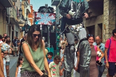 Actuació de carrer durant el Clap Clap de l’any passat