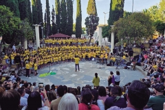 L’actuació va tindre lloc en el parc Rei en Jaume de Foios