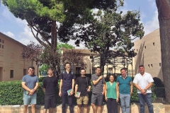 Artistes seleccionats junt amb representants municipals dels pobles que  integren el projecte dels Miradors de l’Horta