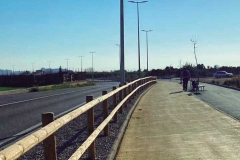 Carril ciclopeatonal pel camí de la Mar de la Pobla de Farnals