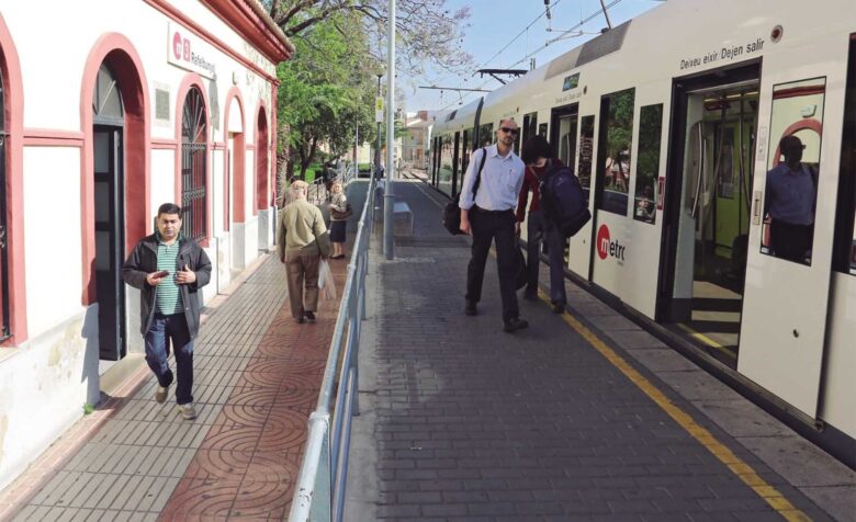 Parada del metro a Rafelbunyol